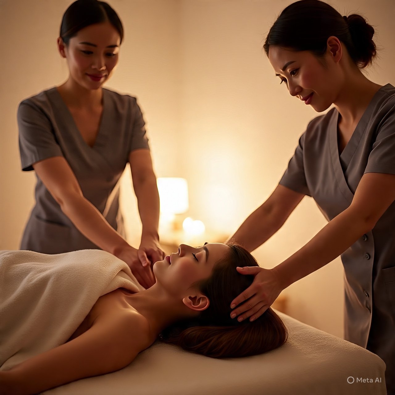 Here are some title options for a full-body massage:  1. “Blissful Escape: Full Body Massage” 2. “Serenity Found: Full Body Massage Therapy” 3. “Relax and Rejuve “Total Relaxation: Full Body Massage Experience”