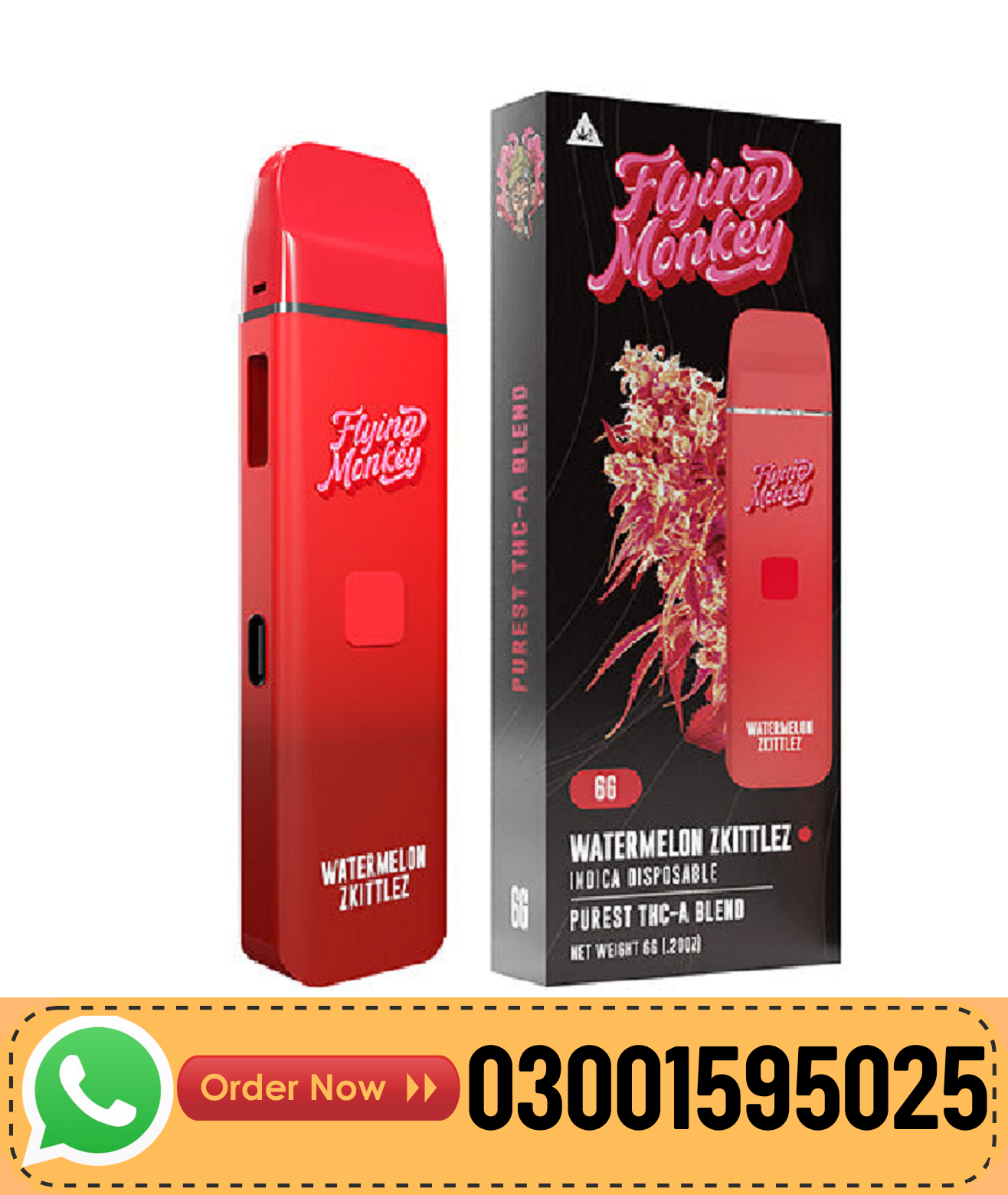 Flying Monkey Purest THC (03001595025) A Blend Disposable 6G In Karachi